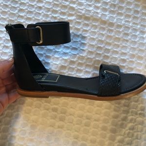 Isola black sandals